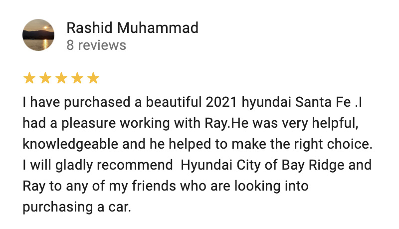 Google Reviews for Hyundai City of Bay Ridge