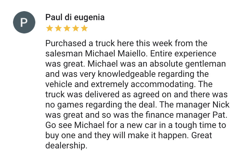 Google Reviews for Nissan City of Red Bank